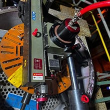 insitu flange facing machining